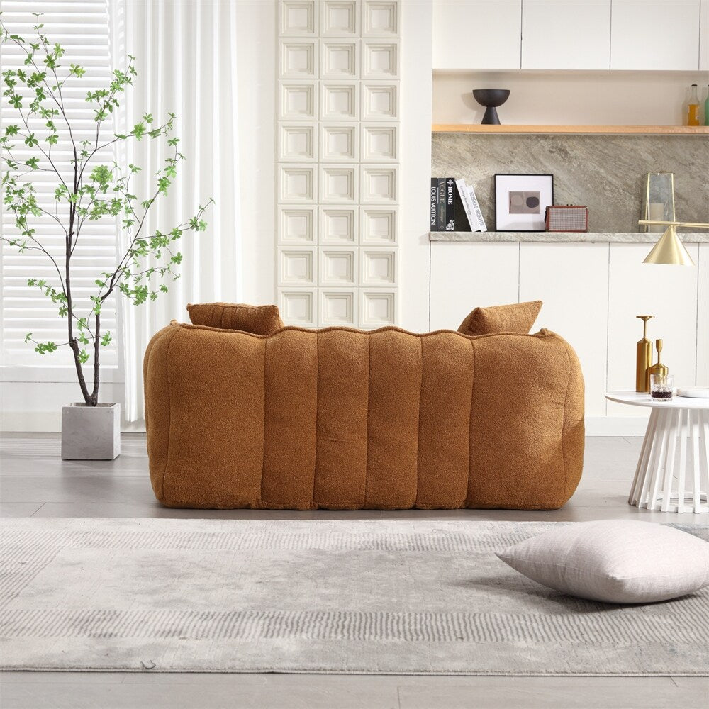 Modern Chenille Recliner Sofa with High Resilience Foam