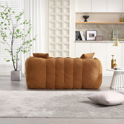 Modern Chenille Recliner Sofa with High Resilience Foam