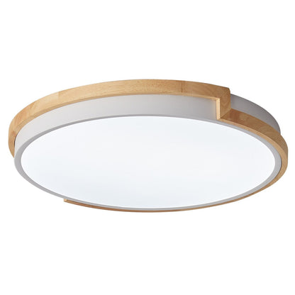 Moderne, prägnante 1-flammige LED-Deckenleuchte mit Kreisform