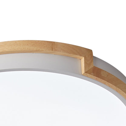 Moderne, prägnante 1-flammige LED-Deckenleuchte mit Kreisform