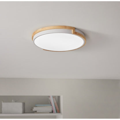 Moderne, prägnante 1-flammige LED-Deckenleuchte mit Kreisform