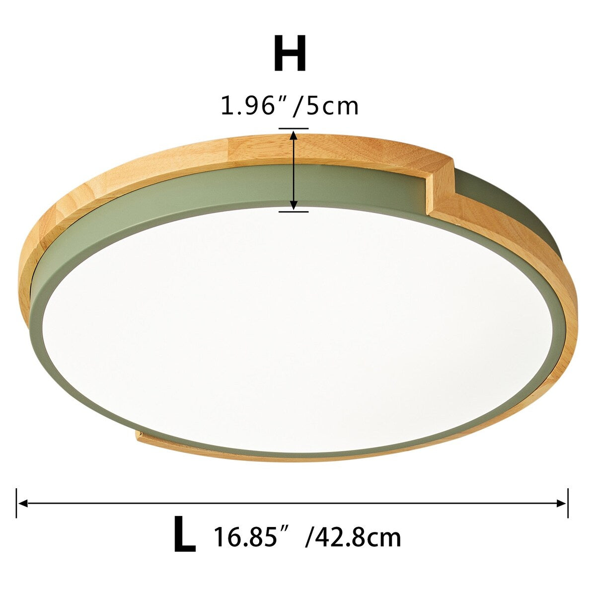 Moderne, prägnante 1-flammige LED-Deckenleuchte mit Kreisform