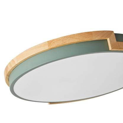 Moderne, prägnante 1-flammige LED-Deckenleuchte mit Kreisform
