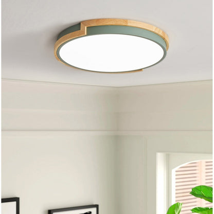 Moderne, prägnante 1-flammige LED-Deckenleuchte mit Kreisform