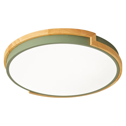 Moderne, prägnante 1-flammige LED-Deckenleuchte mit Kreisform