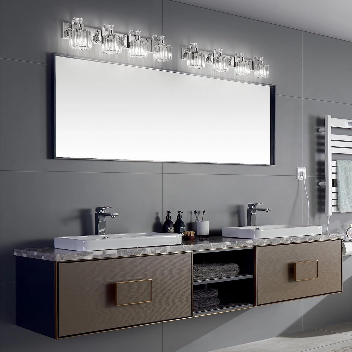 Moderne Kristall Badezimmer Eitelkeit Lichter Dimmbare Wandleuchten