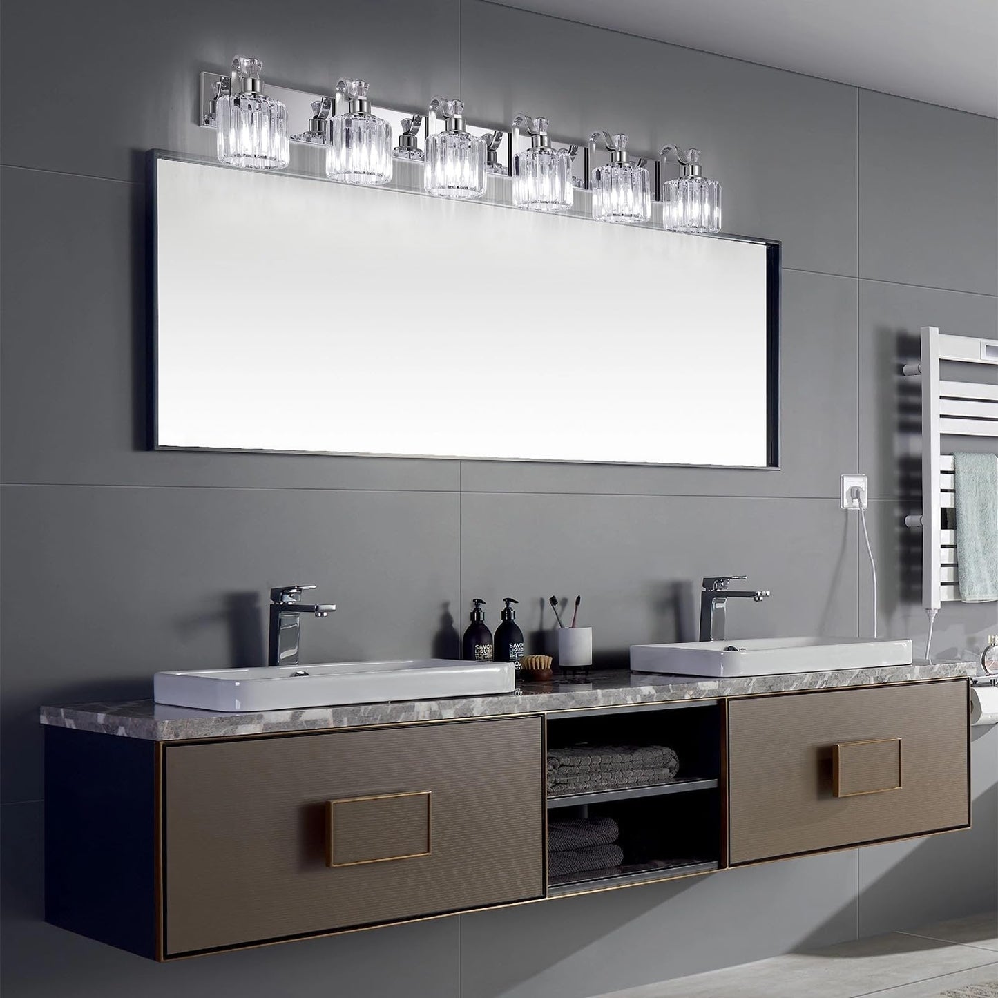 Moderne Kristall Badezimmer Eitelkeit Lichter Dimmbare Wandleuchten