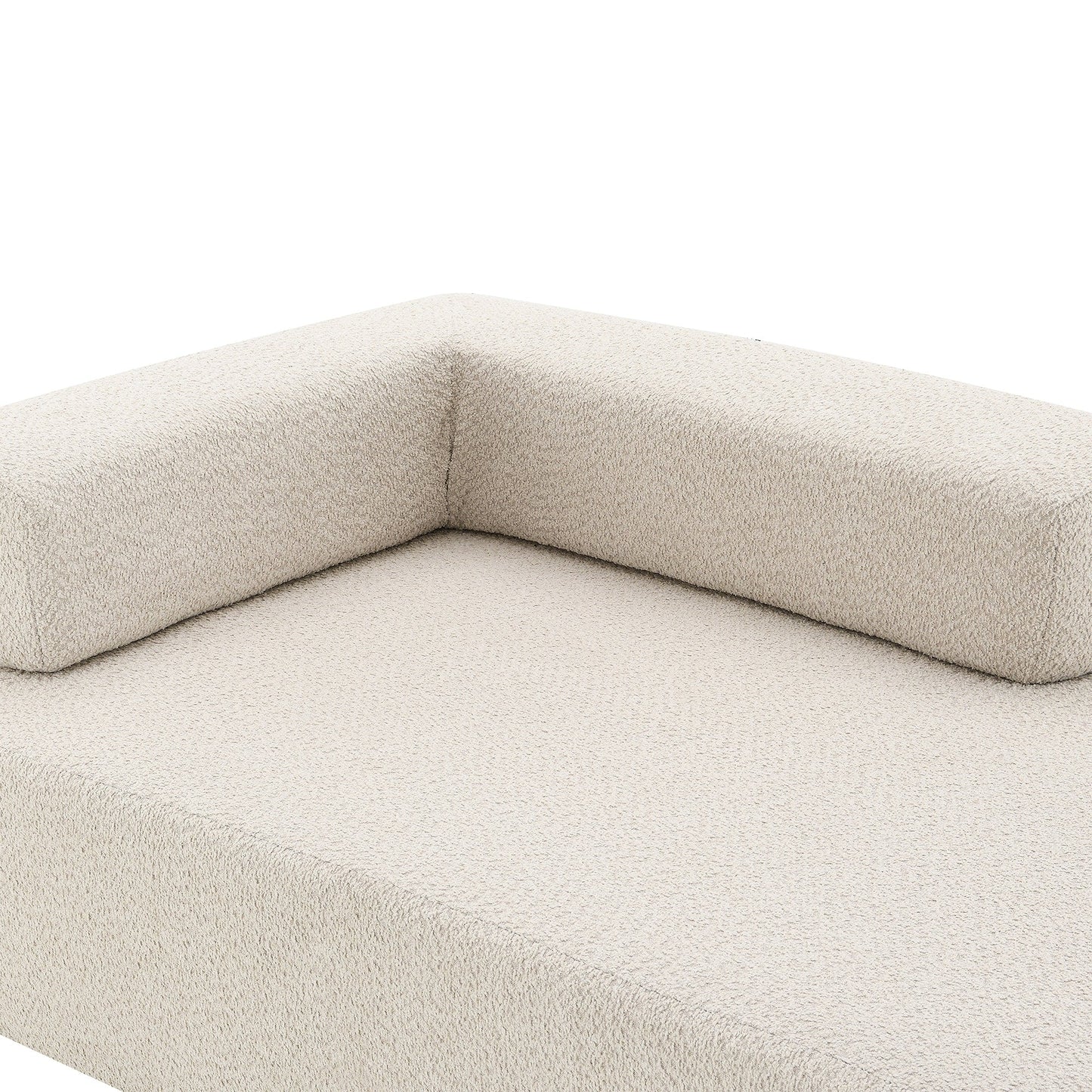 Modern Floor Couch Convertible Compressed Couch, Lounge Frame for Oversized Modular U Shaped Sectional Sofa