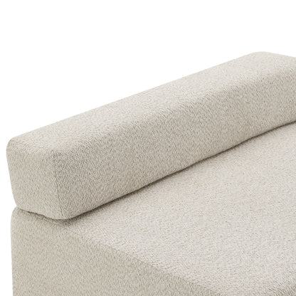 Modern Floor Couch Convertible Compressed Couch, Loveseat Frame for Oversized Modular U Shaped Sectional Sofa