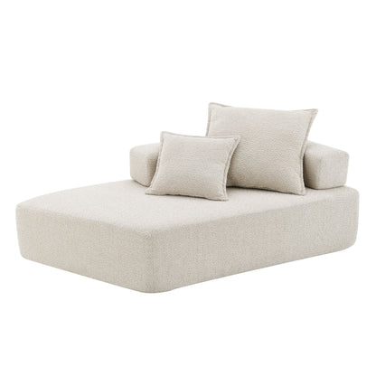 Modern Floor Couch Convertible Compressed Couch, Special-Shaped Frame for Oversized Modular U Shaped Sectional Sofa