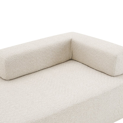 Modern Floor Couch Convertible Compressed Couch, Special-Shaped Frame for Oversized Modular U Shaped Sectional Sofa