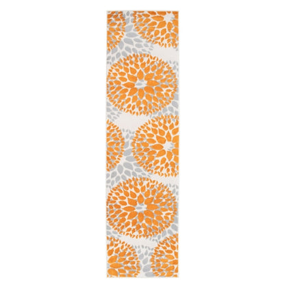 World Rug Gallery Moderner Teppich mit floralen Kreisen