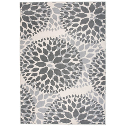 World Rug Gallery Moderner Teppich mit floralen Kreisen
