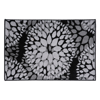 World Rug Gallery Moderner Teppich mit floralen Kreisen