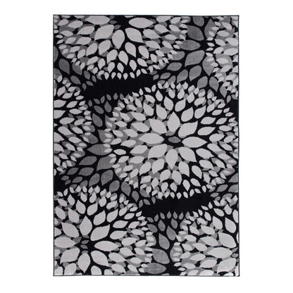 World Rug Gallery Moderner Teppich mit floralen Kreisen