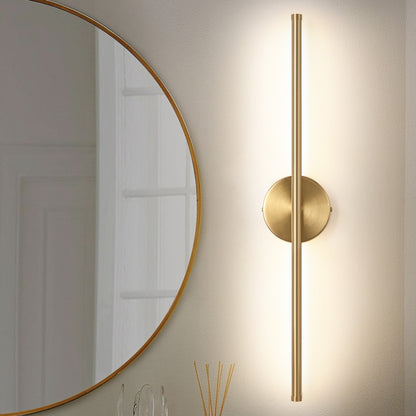1-flammig 23,6 Zoll Moderne lineare dimmbare integrierte LED-Badezimmer-Wandleuchte
