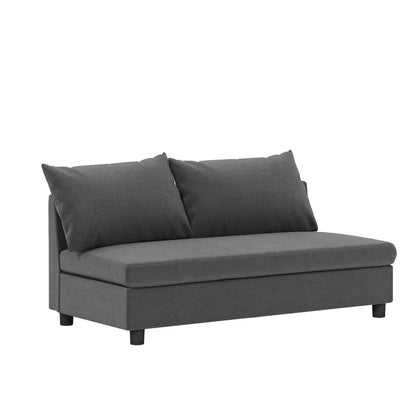 Modular Piece--Loveseat, Part Of Sectional Sofa,Chenille,Minimalist Style,2 Colors,Not For Separate Use