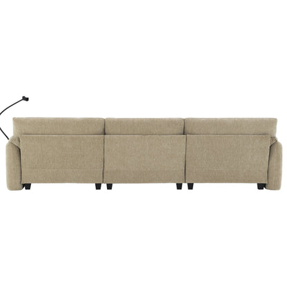 Modular Sectional Sofa, L-Shape With Extra-Wide Seat Cushion, Usb And Type-C Charger, Phone Holder & 2 Side Storage Pockets