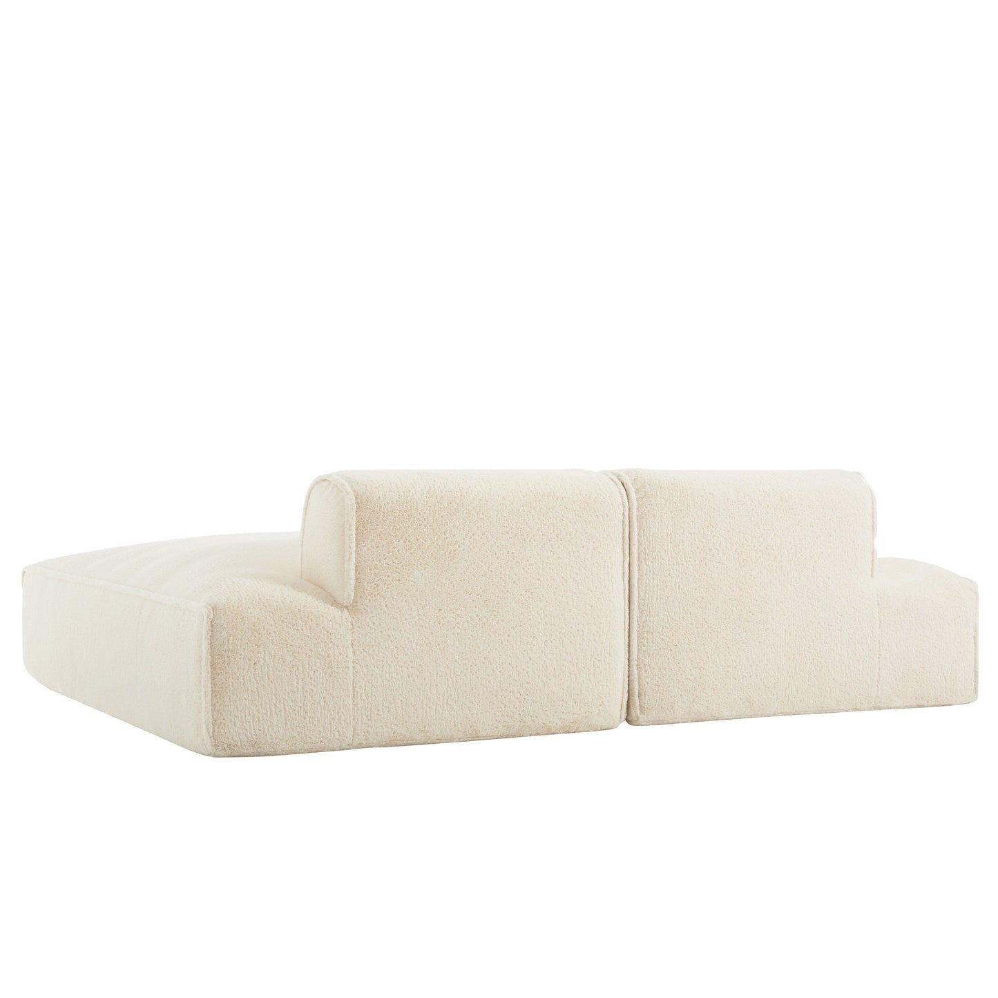 Modular Sectional Sofa,Fully Compressed,Spacious Foam-Filled Sofa Bed For Living Room,Elderly - Friendly Design