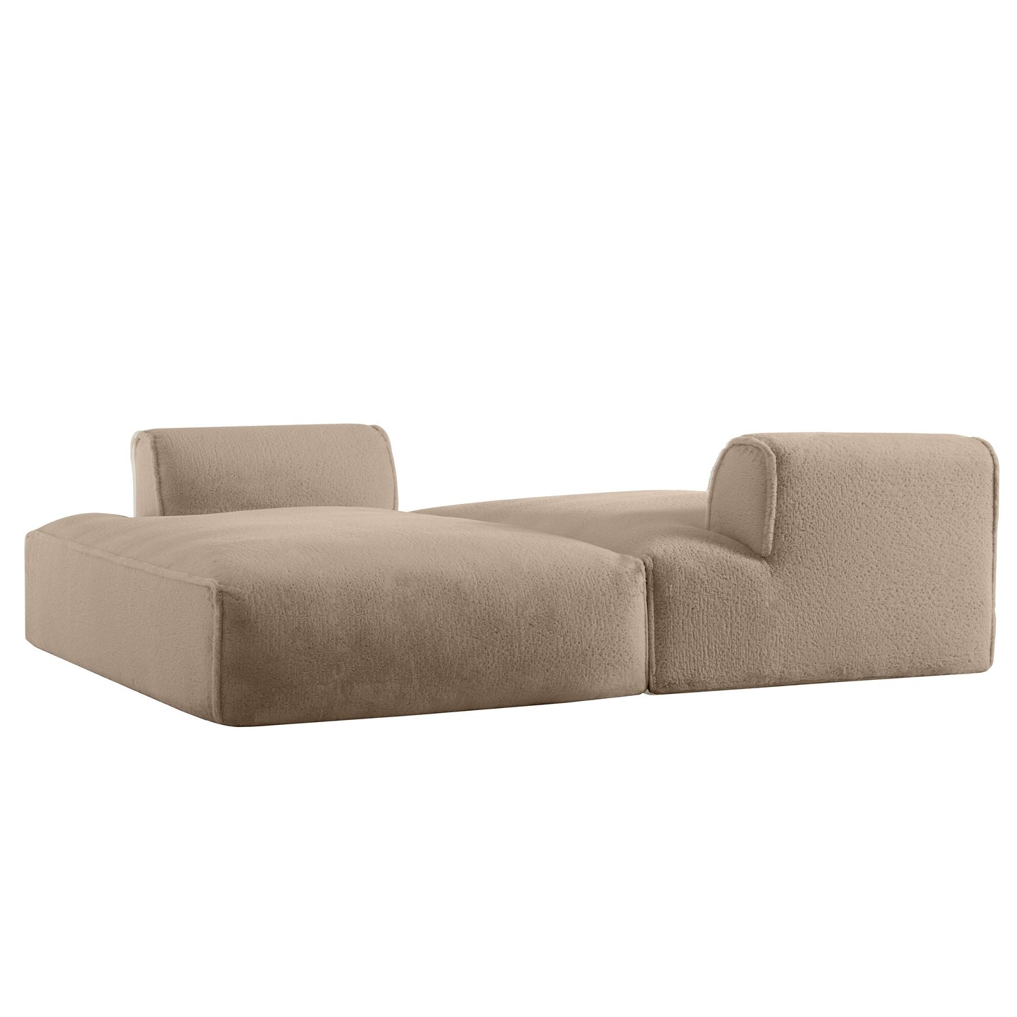 Modular Sectional Sofa,Fully Compressed,Spacious Foam-Filled Sofa Bed For Living Room,Elderly - Friendly Design