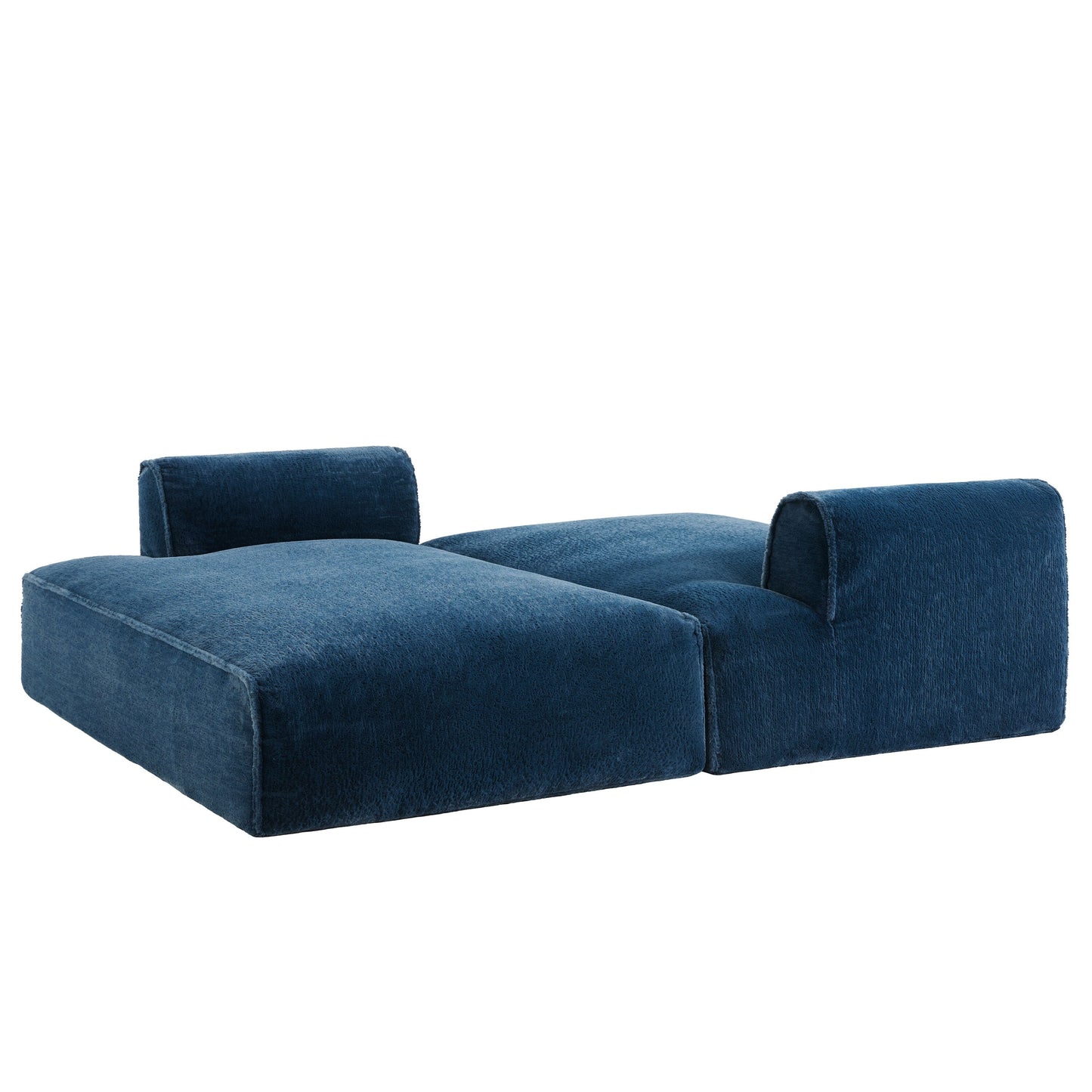 Modular Sectional Sofa,Fully Compressed,Spacious Foam-Filled Sofa Bed For Living Room,Elderly - Friendly Design