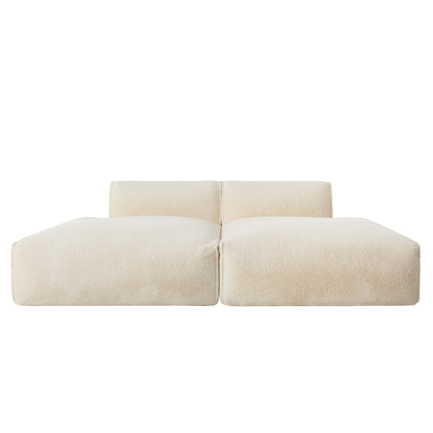 Modular Sectional Sofa,Fully Compressed,Spacious Foam-Filled Sofa Bed For Living Room,Elderly - Friendly Design