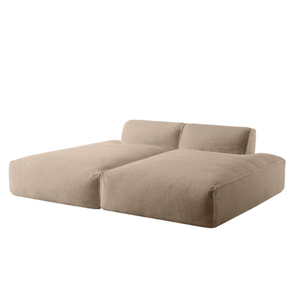 Modular Sectional Sofa,Fully Compressed,Spacious Foam-Filled Sofa Bed For Living Room,Elderly - Friendly Design