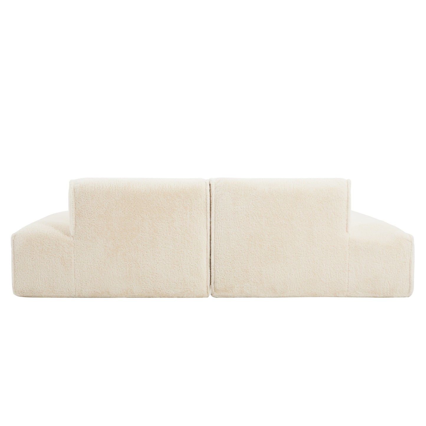 Modular Sectional Sofa,Fully Compressed,Spacious Foam-Filled Sofa Bed For Living Room,Elderly - Friendly Design