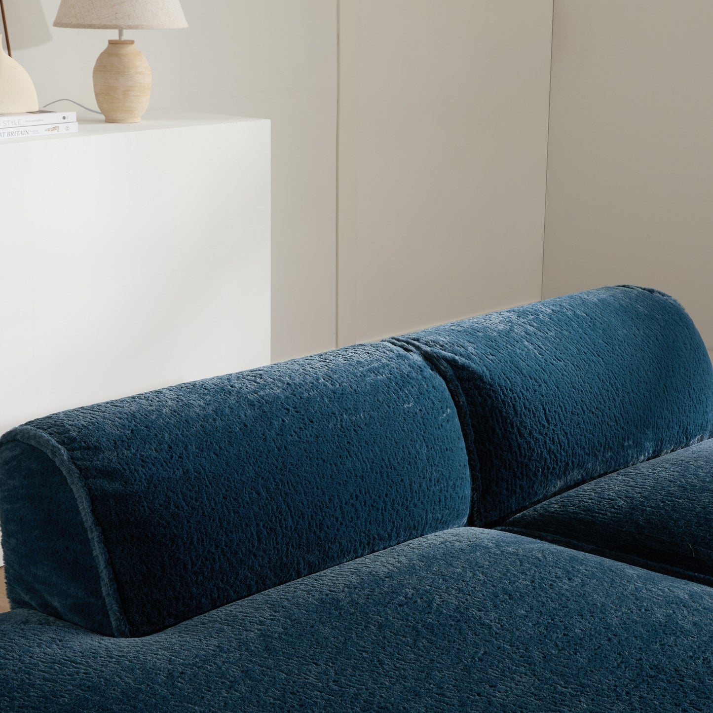 Modular Sectional Sofa,Fully Compressed,Spacious Foam-Filled Sofa Bed For Living Room,Elderly - Friendly Design
