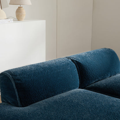 Modular Sectional Sofa,Fully Compressed,Spacious Foam-Filled Sofa Bed For Living Room,Elderly - Friendly Design