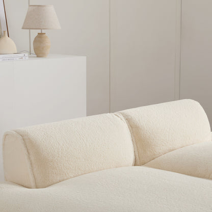 Modular Sectional Sofa,Fully Compressed,Spacious Foam-Filled Sofa Bed For Living Room,Elderly - Friendly Design