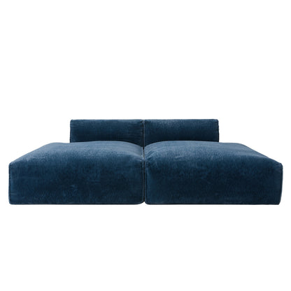 Modular Sectional Sofa,Fully Compressed,Spacious Foam-Filled Sofa Bed For Living Room,Elderly - Friendly Design