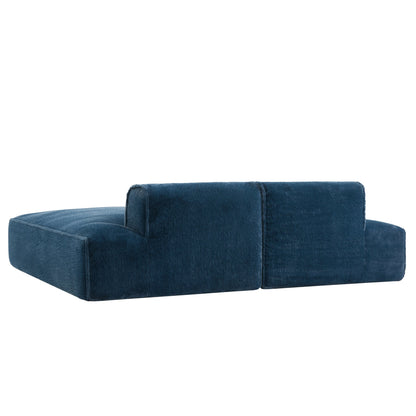 Modular Sectional Sofa,Fully Compressed,Spacious Foam-Filled Sofa Bed For Living Room,Elderly - Friendly Design