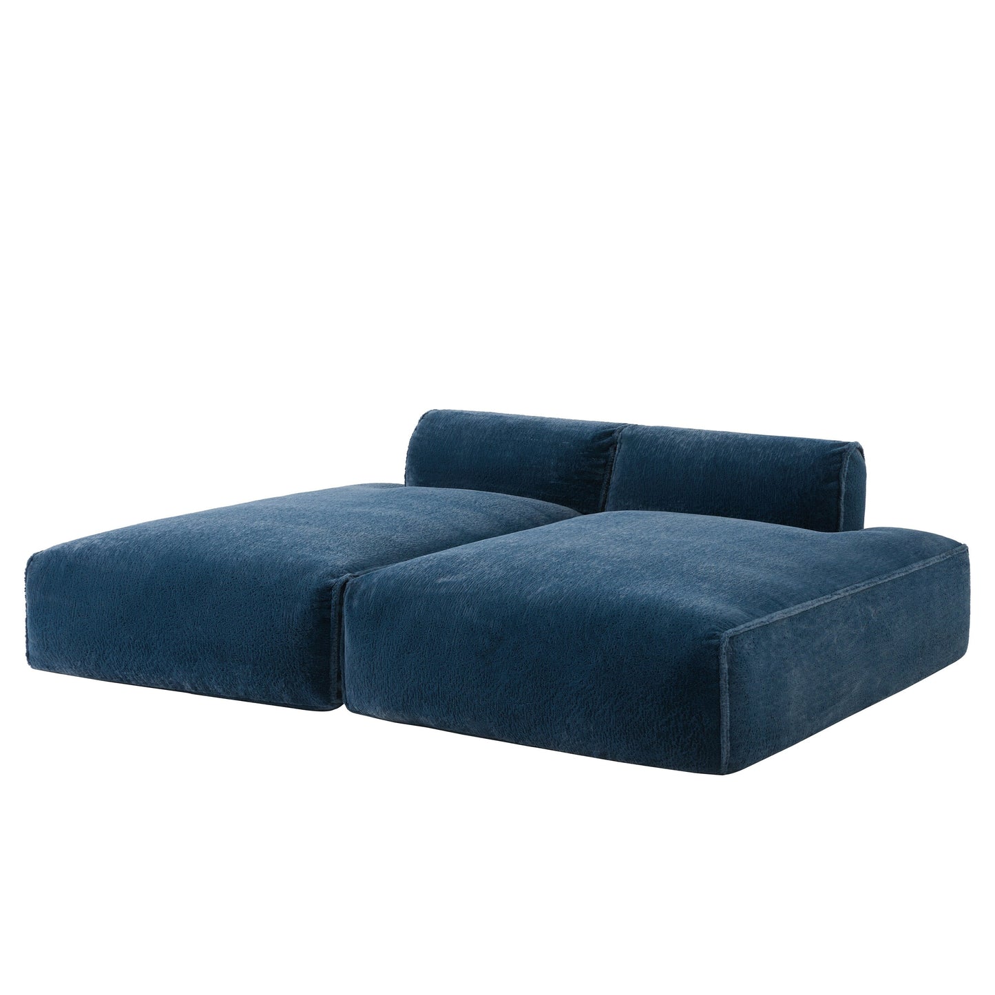 Modular Sectional Sofa,Fully Compressed,Spacious Foam-Filled Sofa Bed For Living Room,Elderly - Friendly Design