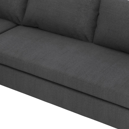 Modular Sectional Sofa,L Shaped Chenille Corner Couch Set With Wide Seat Sofa With Pillow