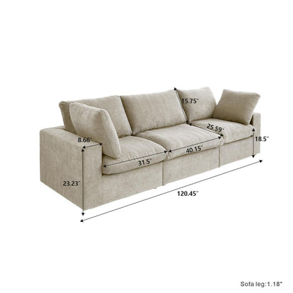 Modular Sectional Sofas for Living Room, Convertible Sofa Couch