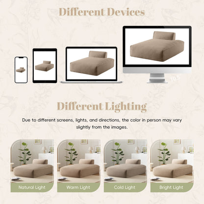 Modular Sofa,Fully Compressed,Spacious Foam-Filled Sofa Bed For Living Room,Elderly/Baby - Friendly Design