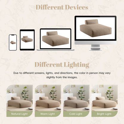 Modular Sofa,Fully Compressed,Spacious Foam-Filled Sofa Bed For Living Room,Elderly/Baby - Friendly Design