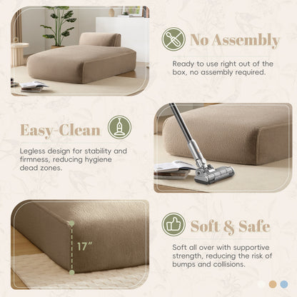Modular Sofa,Fully Compressed,Spacious Foam-Filled Sofa Bed For Living Room,Elderly/Baby - Friendly Design