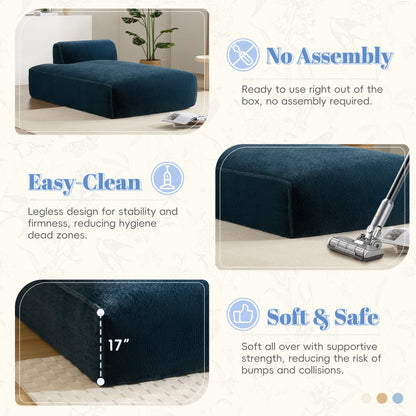 Modular Sofa,Fully Compressed,Spacious Foam-Filled Sofa Bed For Living Room,Elderly/Baby - Friendly Design
