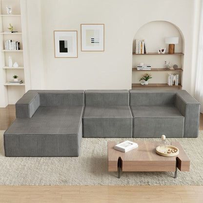 Module Corduroy Luxury Compression Sofas
