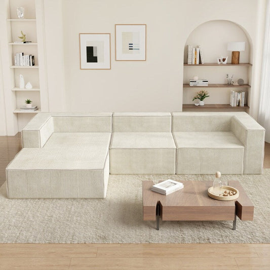 Module Corduroy Luxury Compression Sofas