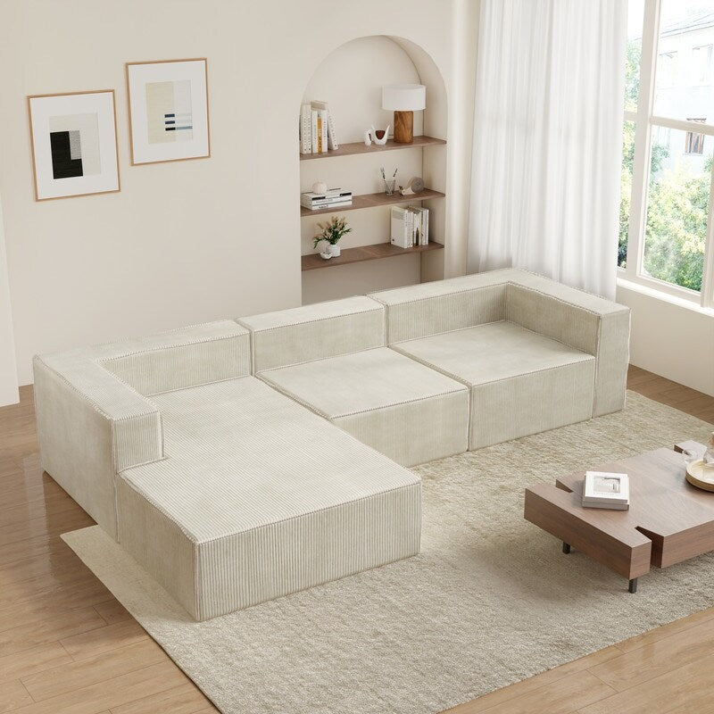 Module Corduroy Luxury Compression Sofas