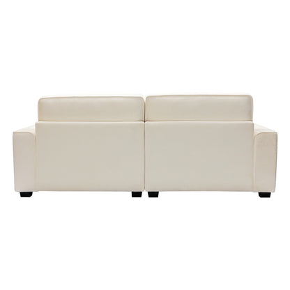 Montague Cozy Duo Upholstered 3-Seat Loveseat Sofa by Christopher Knight Home