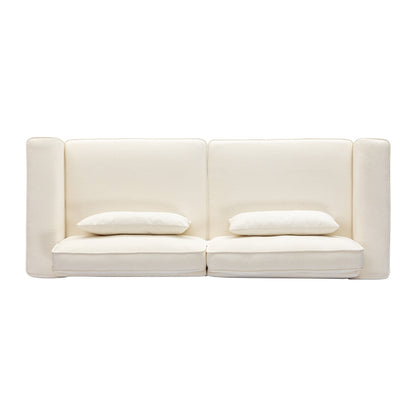 Montague Cozy Duo Upholstered 3-Seat Loveseat Sofa by Christopher Knight Home