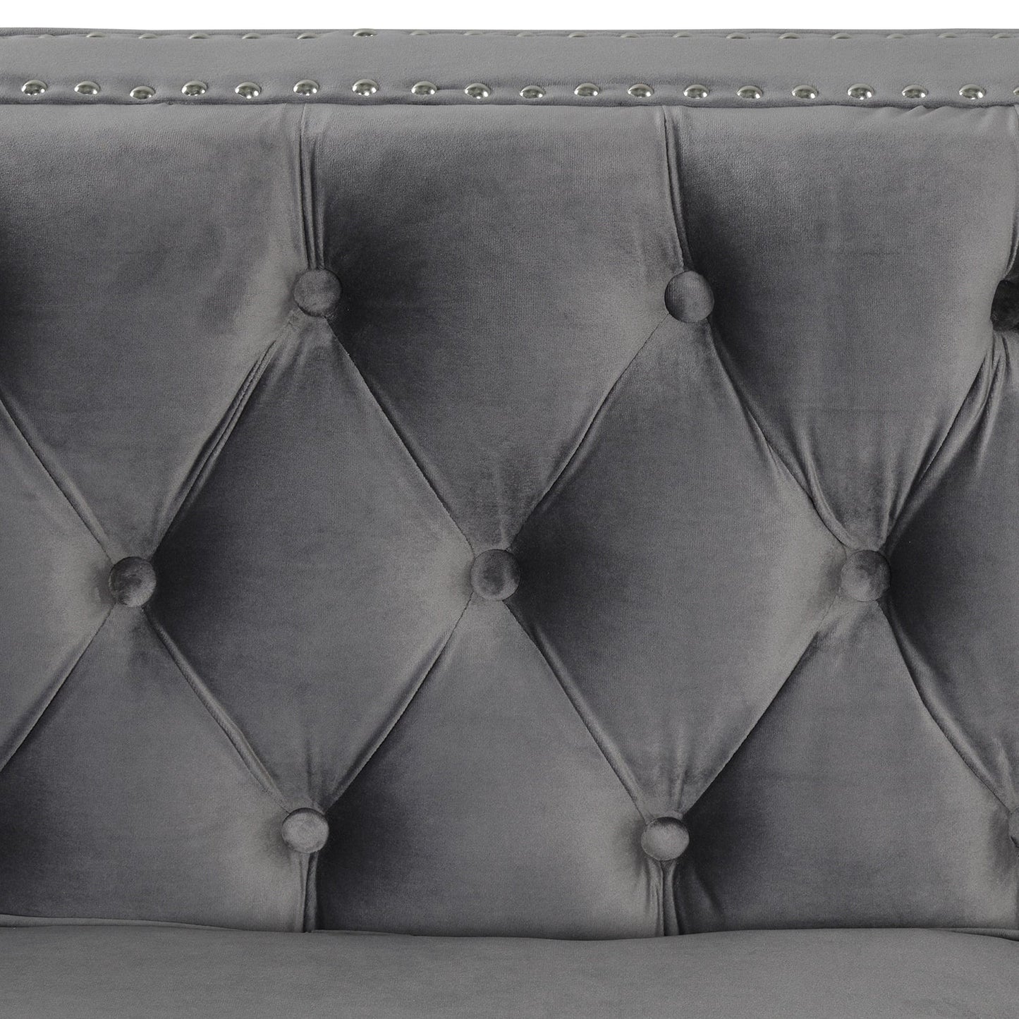 Morden Fort Deep Dutch Velvet Modern Sofa