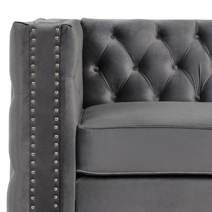 Morden Fort Deep Dutch Velvet Modern Sofa