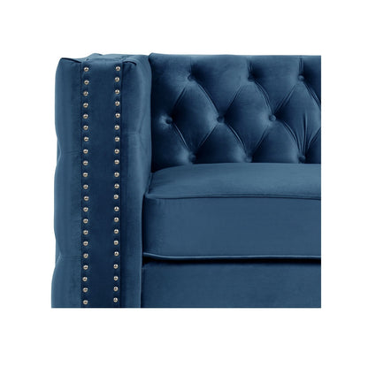 Morden Fort Deep Dutch Velvet Modern Sofa