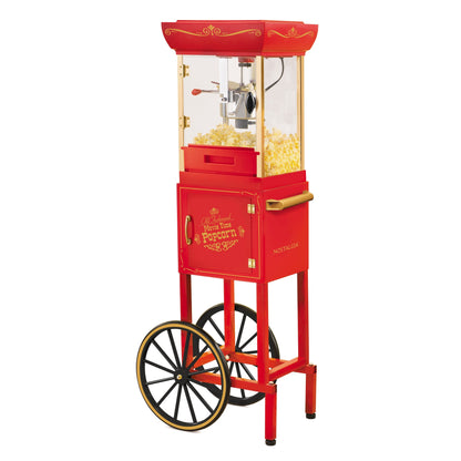 2,5-oz-Wasserkocher im Kinostil, 10-Tassen-Popcornwagen mit 48 Zoll