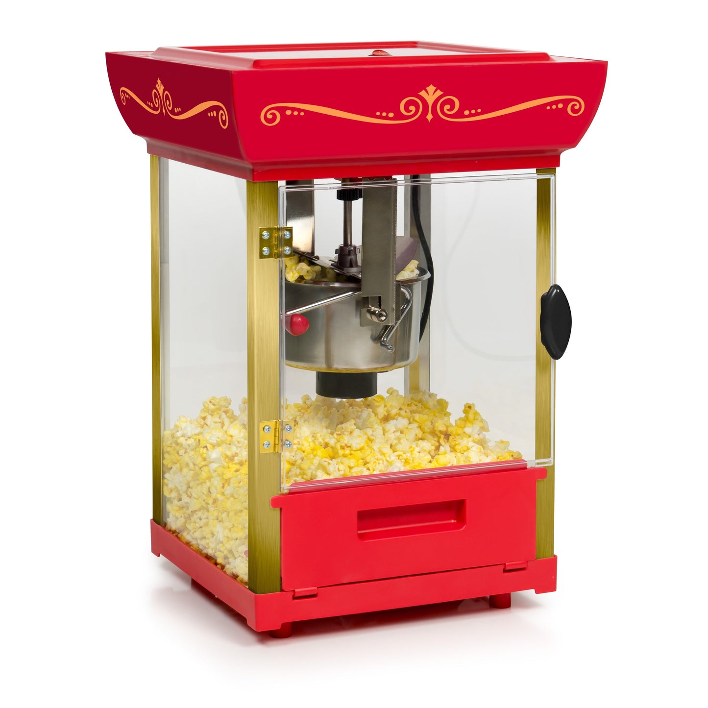 2,5-oz-Wasserkocher im Kinostil, 10-Tassen-Popcornwagen mit 48 Zoll